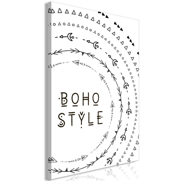 Impression sur toile 'Boho Style Vertical'