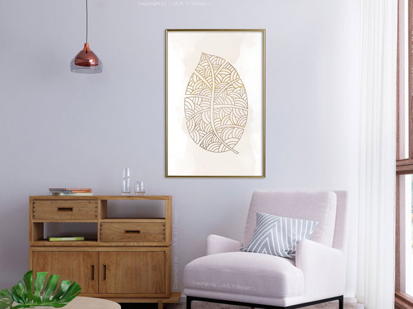 Poster 'Leaf Veins'