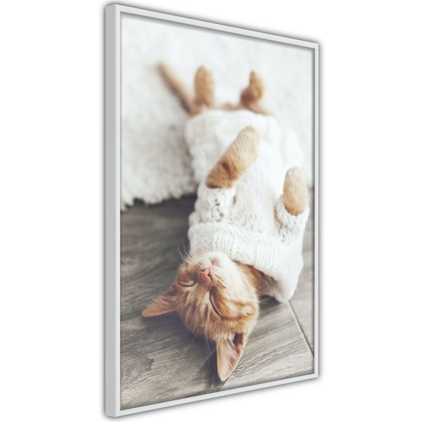 Poster 'Lazy Cat'