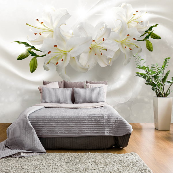 Papier peint 'Creamy Lila'