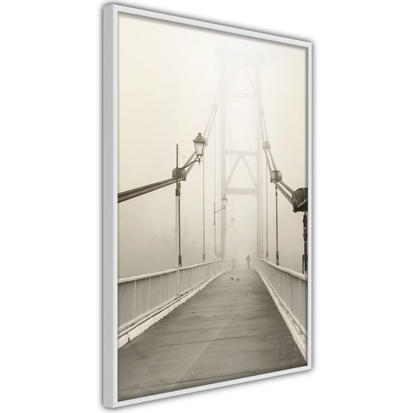 Poster 'Bridge Disappearing into Fog'