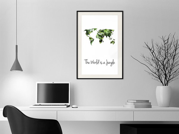 Poster 'We Live in a Jungle'