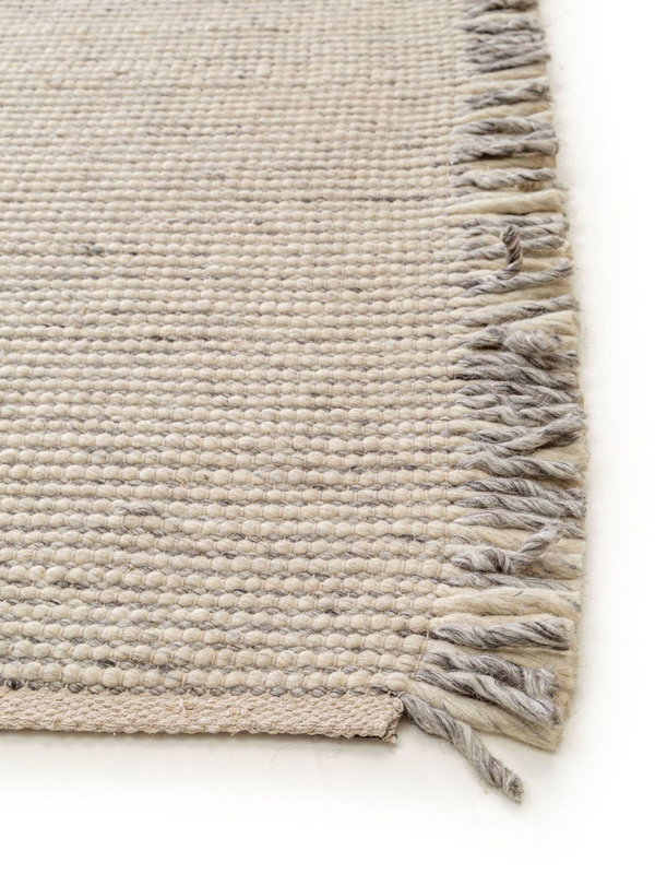 Design Wollteppich Mary Beige/Grau