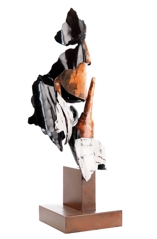 Metall Skulptur 'Keeper of Mystery' 70x20x20cm