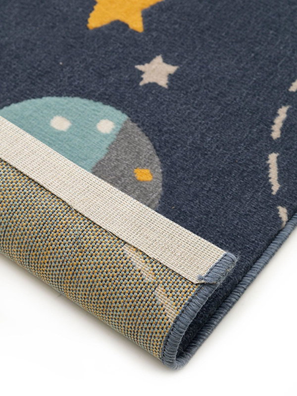 Design Kinderteppich Apollo Blau II