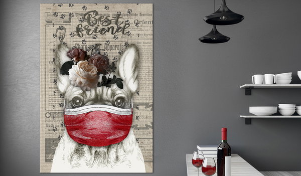 Kunstdruck auf Leinwand 'Rufio Vertical'