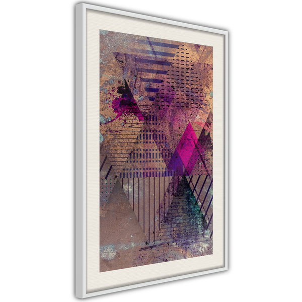 Poster 'Pink Patchwork I'