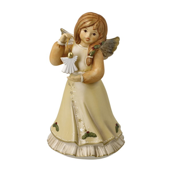 Porcelænsfigur 'Heavenly Holidays' af Goebel 0,85x15,5x9cm