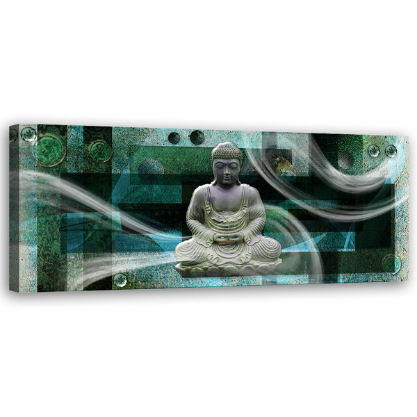 Kunstdruck auf Leinwand 'Zen Waves of Serenity'