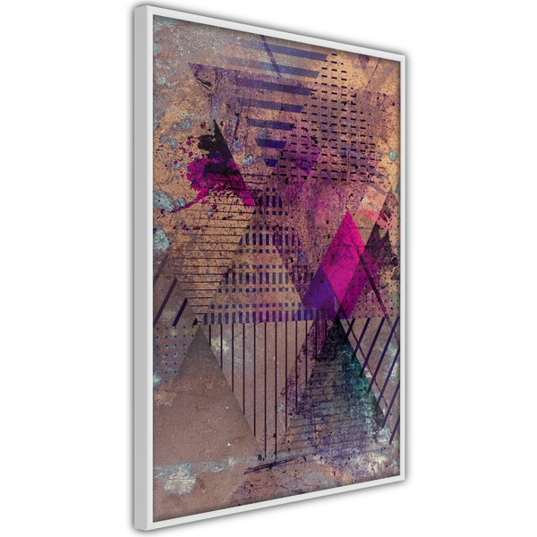 Poster 'Pink Patchwork I'