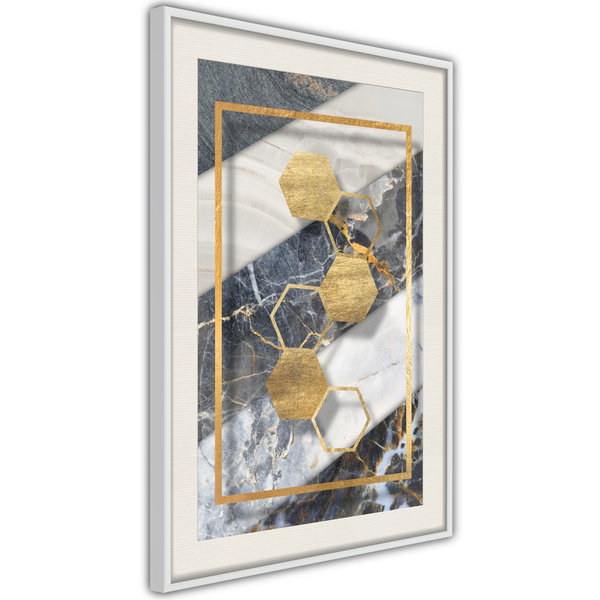 Poster 'Marble Composition III'