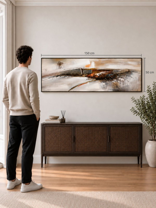 Handgeschilderd schilderij 'Any Illusion' | incl. certificaat van echtheid