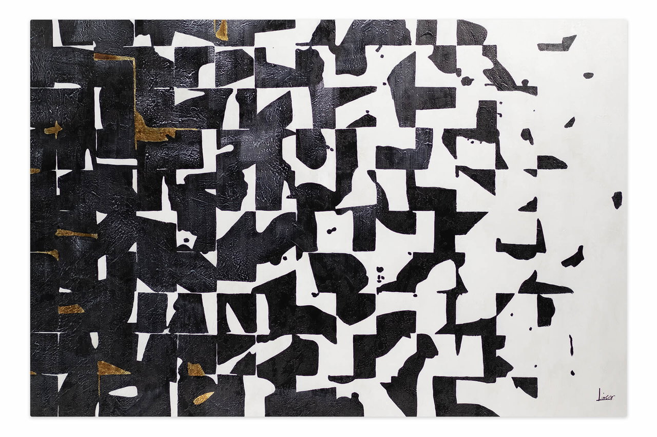 XXL Olieverf schilderijen 'Abstract Traces' | Handgeschilderd unicum in de ruimte.