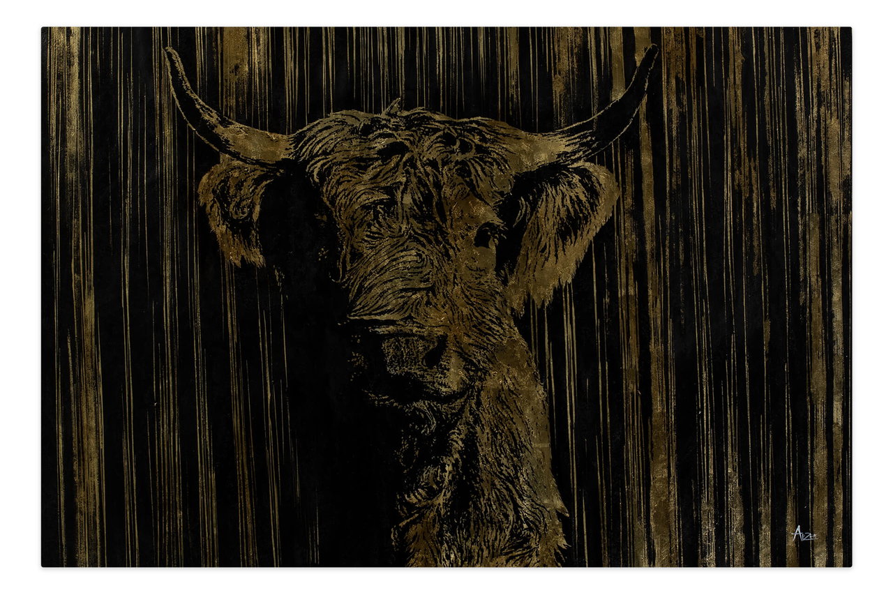 Olieverf schilderijen 'Wild Gentleness' | Handgeschilderd unicum 180x120cm in de ruimte.