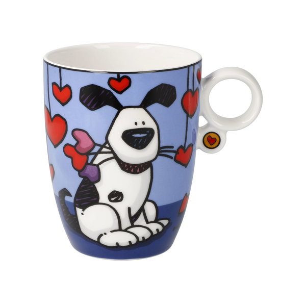Goebel Becher 'Love Dog'