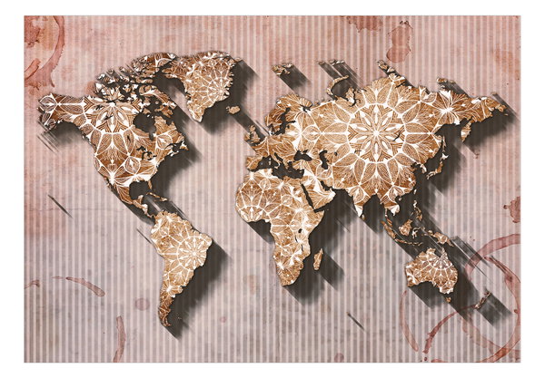 Selbstklebende Tapete 'Oriental Map'
