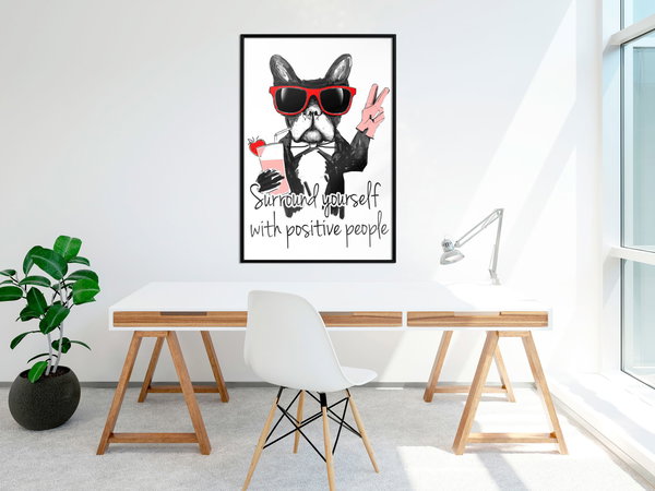 Poster 'Surround Yourself With Positive People'