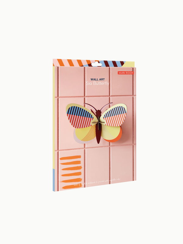 Wanddeko Papier 'Moderner Schmetterling'