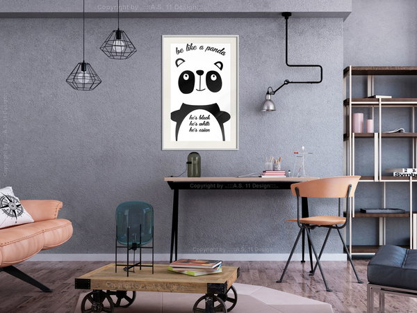 Poster 'Be Like a Panda'