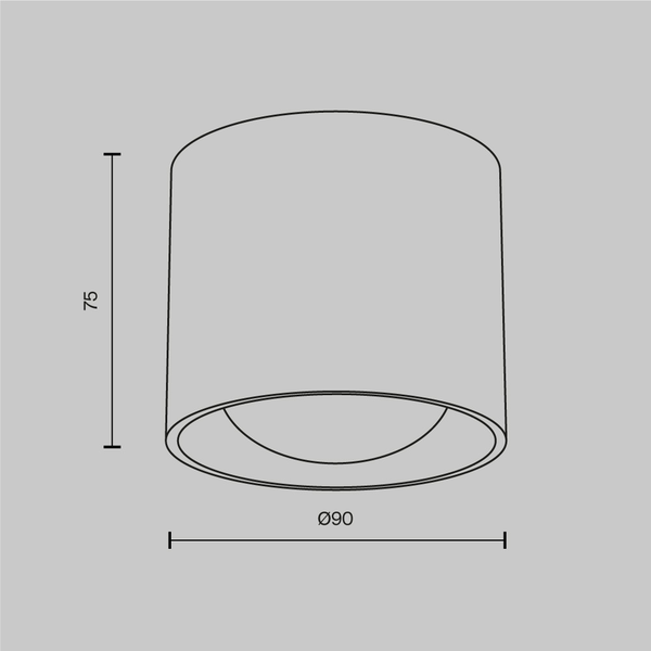 Ceiling Light 'Lens 1'