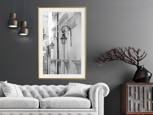 Poster 'Old Town's Charm'