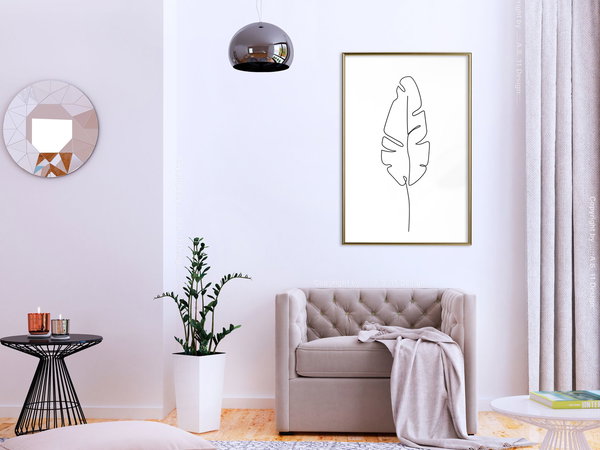 Poster 'Drawn with One Line'