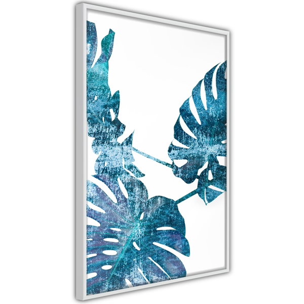 Poster 'Sapphire Monstera'