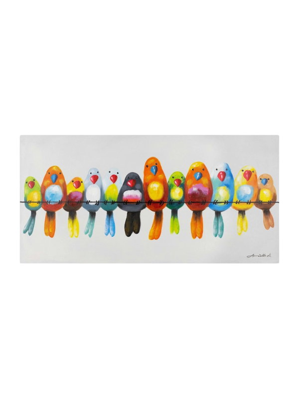 Handpainted Painting 'Friends for Life' | incl. certificate of authenticity