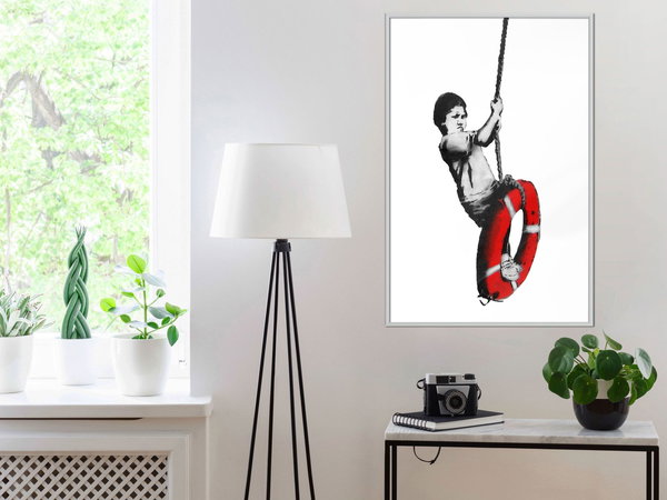 Poster 'Banksy: Boy on Rope'