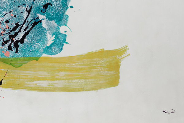 Großzügig aufgetragene Farben