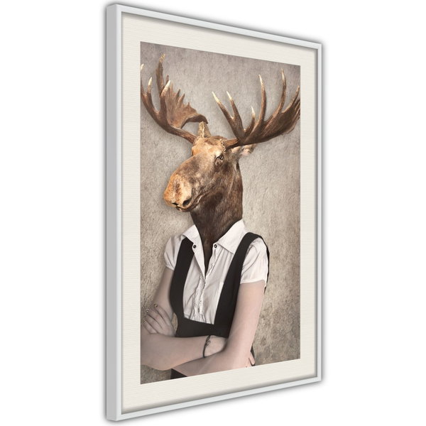 Poster 'Brainy Moose'