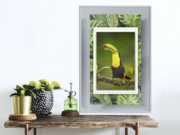 Poster 'Toucan in the Frame'