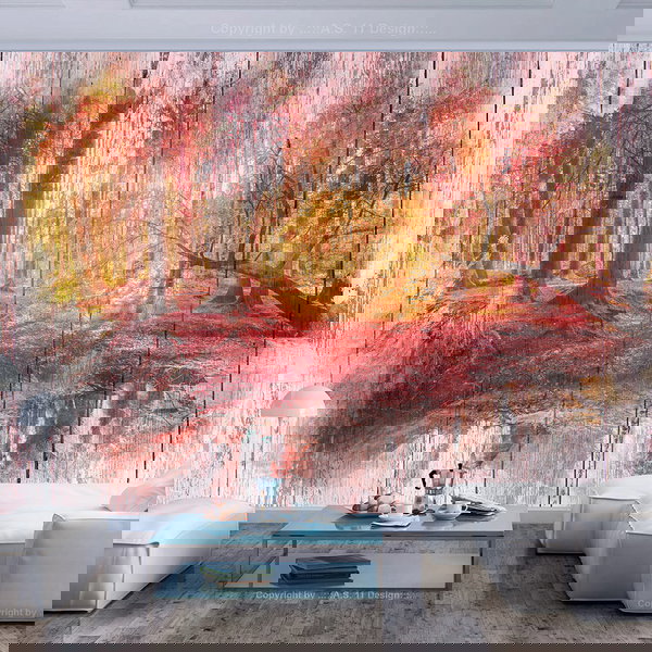 Papier peint autocollant 'Autumnal Forest'