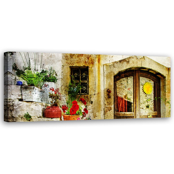 Kunstdruck auf Leinwand 'Rustic House'