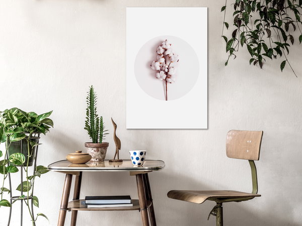 Kunstdruck auf Leinwand 'Soft Cotton Vertical'
