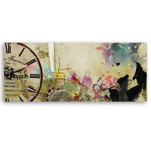 Kunstdruck auf Leinwand 'Whispers of Time and Nature'