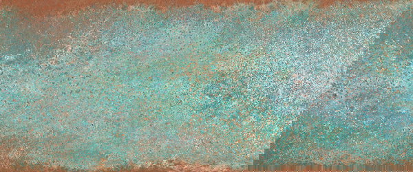 Papier peint 'Turquoise Iron' 600x250cm