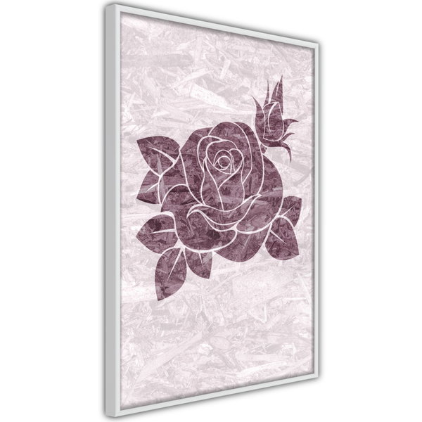 Poster 'Monochromatic Rosae'