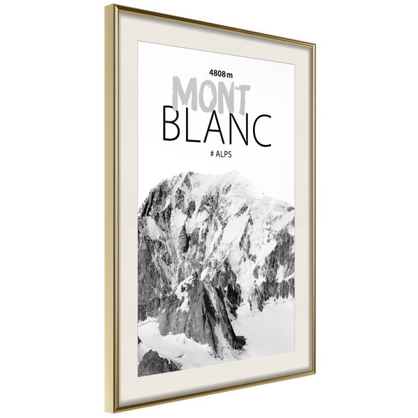 Poster 'Mont Blanc'