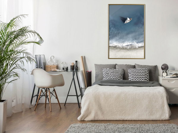 Poster 'Yacht at Sea'