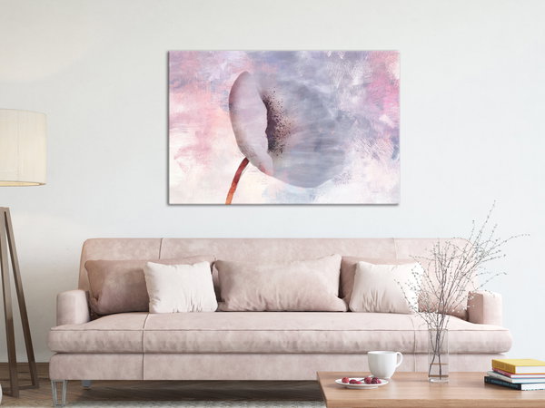 Kunstdruck auf Leinwand 'Windy Flower Wide'