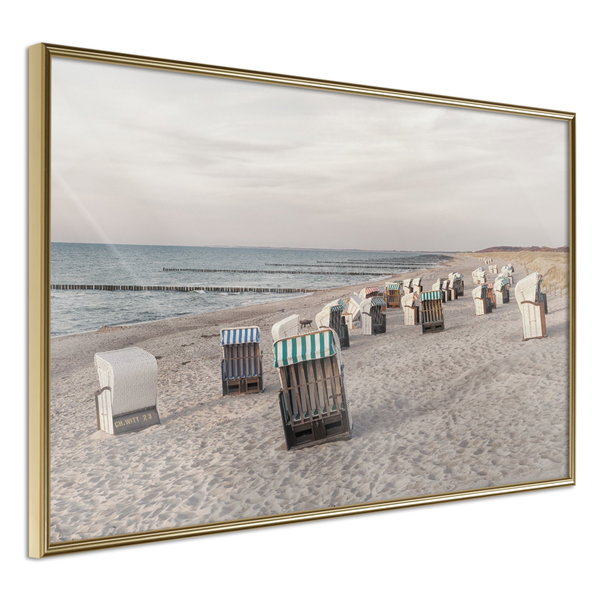 Poster 'Baltic Beach Chairs'