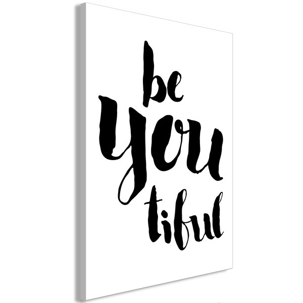 Impression sur toile 'Be-you-tiful Vertical'