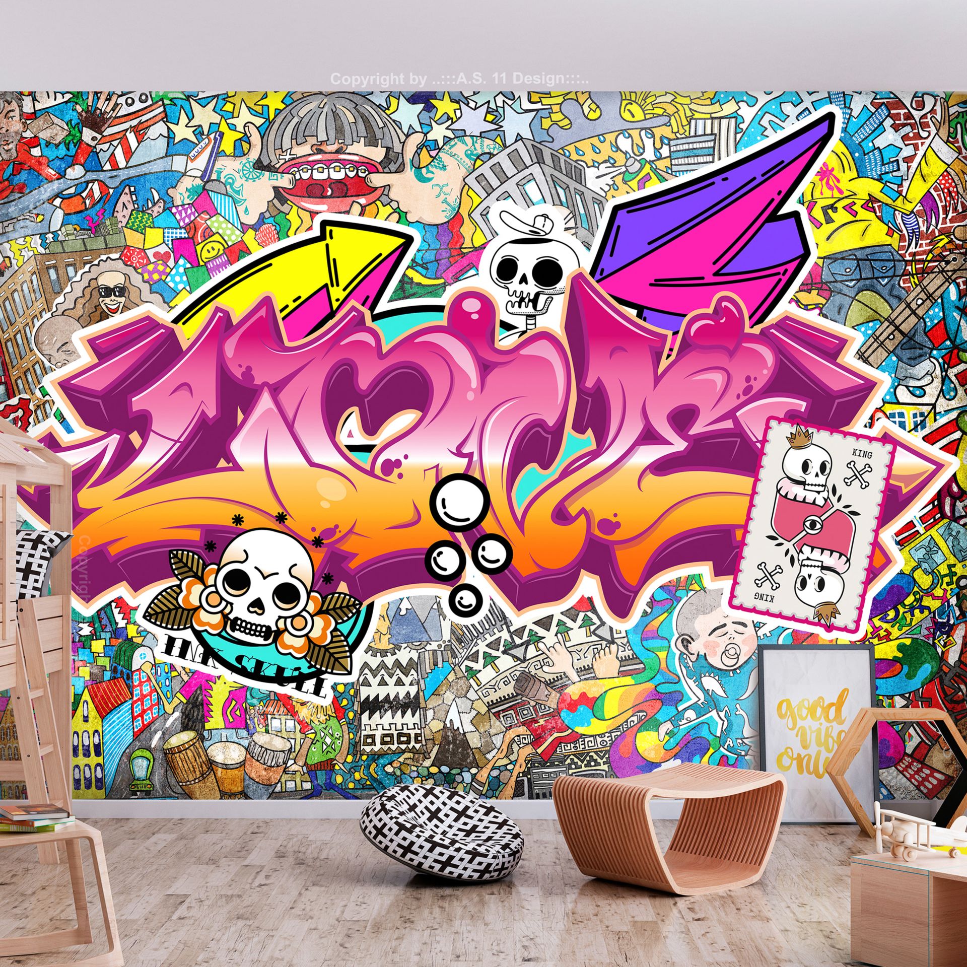 Compre Papel De Parede Auto adesivo Art In The Street KunstLoft