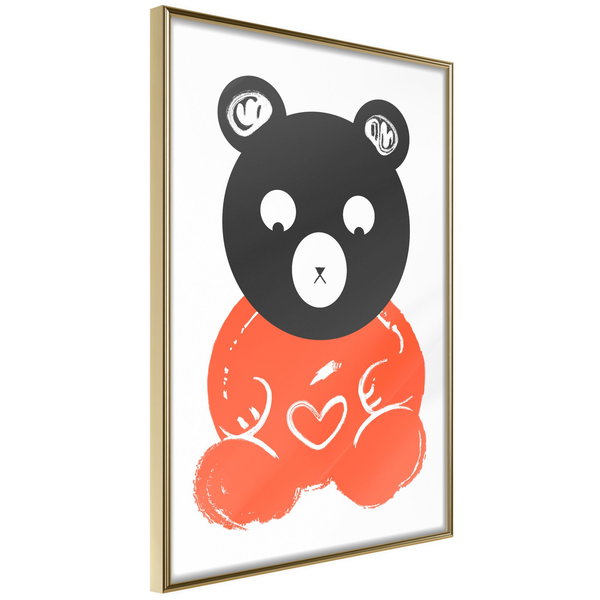 Poster 'Thoughtful Bear'