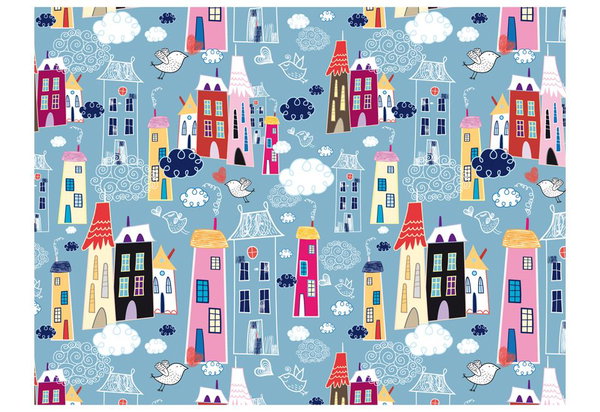 Tapete 'City among the clouds'