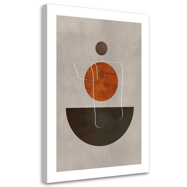 Kunstdruck auf Leinwand 'Minimalist Shapes'