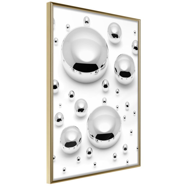Poster 'Silver Drops'