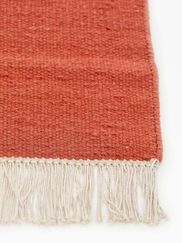 Design Wollteppich Liv Orange