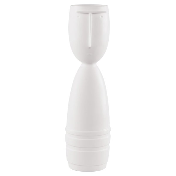 Porcelain vase 'Minimalist Face Günther' by Goebel 5x16x5 inches